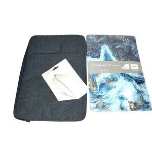 Blue Space Theme Hard-shell and Soft Protective Case for MacBook Air